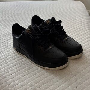 Nike Black and Gold Sneakers